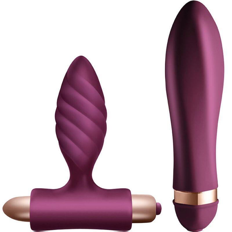 CLIMAXIMUM - DESIRE KIT VIBRATORE TWISTED + PLUG ANALE CLIMAXIMUM - DESIRE KIT VIBRATORE TWISTED + PLUG ANALE