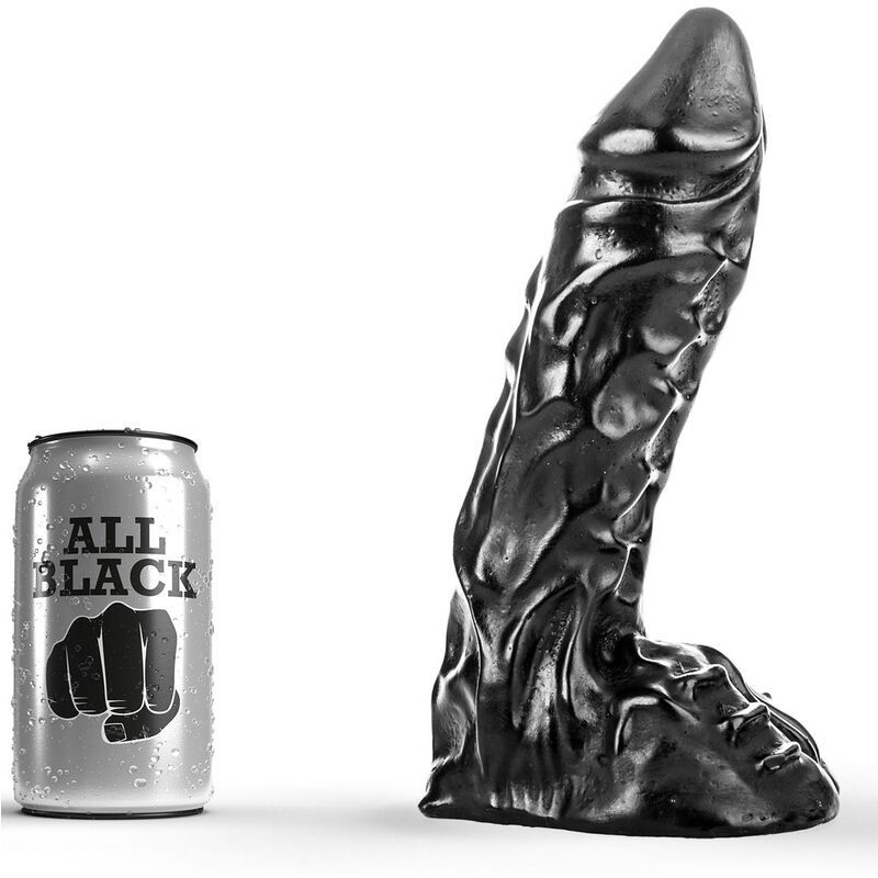 ALL BLACK - DILDO 23 CM ALL BLACK - DILDO 23 CM