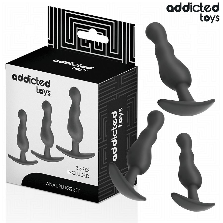 ADDICTED TOYS - SET DI 3 TAPPI ANALI MODELLO 1