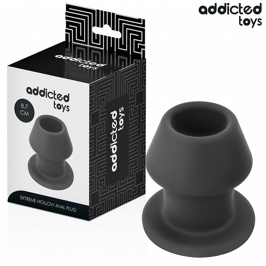 ADDICTED TOYS - EXTREME HOLLOW ANAL PLUG TAGLIA M 8,7 CM ADDICTED TOYS - EXTREME HOLLOW ANAL PLUG TAGLIA M 8,7 CM