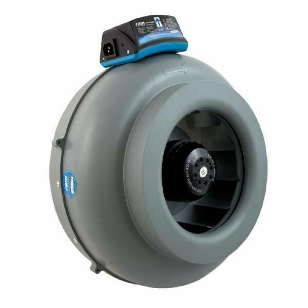ESTRATTORE D'ARIA CENTRIFUGO RAM INLINE - 12,5CM - 378M³/H