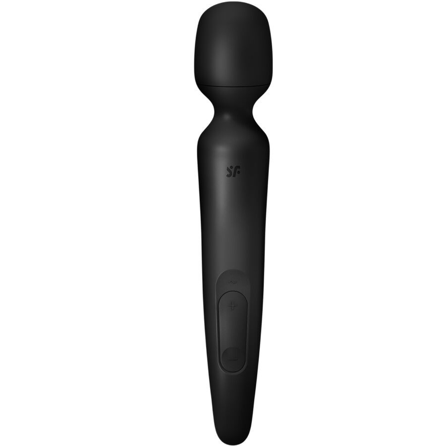 SATISFYER - WAND ERLAND MASSAGGIATORE VIBRANTE NERO SATISFYER - WAND ERLAND VIBRATING MASSAGER BLACK