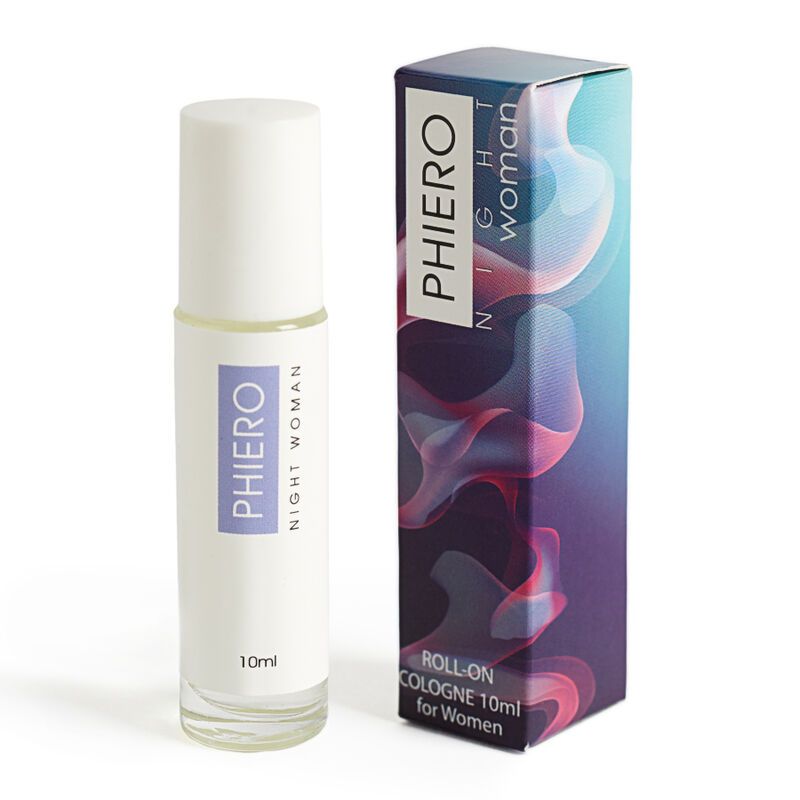 500 COSMETICS - DONNA DI NOTTE DI PHIERO. PROFUMO CON FEROMONI IN FORMATO ROLL-ON PER DONNA 500 COSMETICS - PHIERO NIGHT WOMAN. PERFUME WITH PHEROMONES IN ROLL-ON FORMAT FOR WOMEN