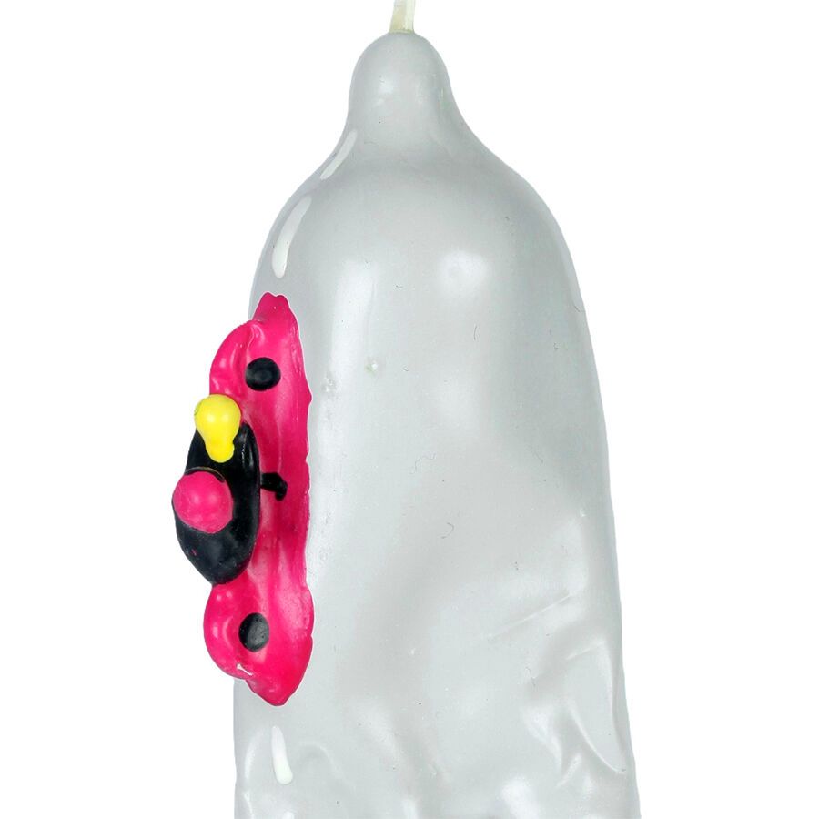 CONDOMERIE - HANDPAINTED NOVELTY CONDOMS MOTORBIKE XL
