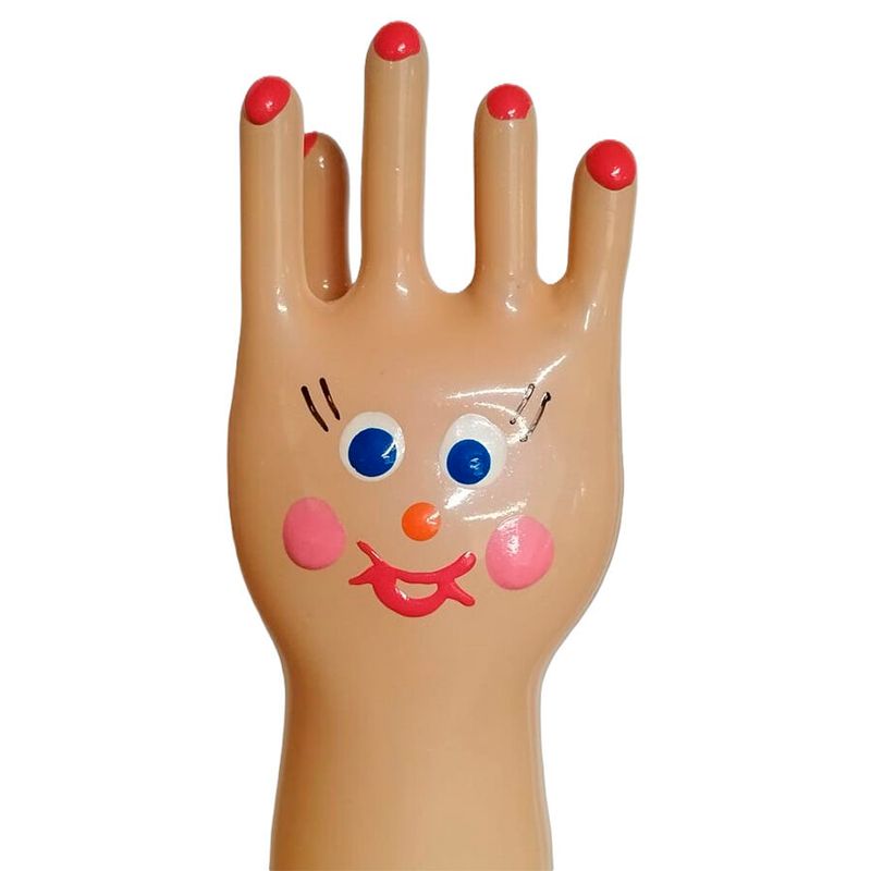 CONDOMERIE - PRESERVATIVI NOVIT· DIPINTI A MANO GRANDE MANO FELICE XL CONDOMERIE - HANDPAINTED NOVELTY CONDOMS BIG HAPPY HAND XL