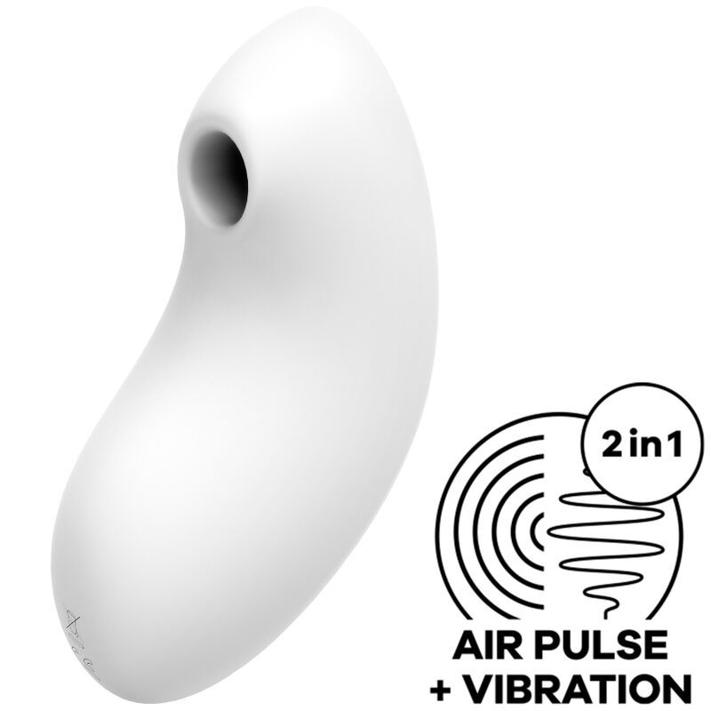 SATISFYER - STIMOLATORE E VIBRATORE A IMPULSI D'ARIA VULVA LOVER 2 BIANCO SATISFYER - STIMOLATORE E VIBRATORE A IMPULSI D'ARIA VULVA LOVER 2 BIANCO