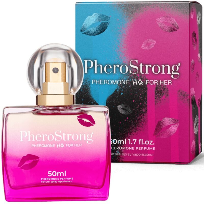 PHEROSTRONG - PROFUMO AI FEROMONI HQ PER LEI 50 ML PHEROSTRONG - PHEROMONE PERFUME HQ FOR HER 50 ML
