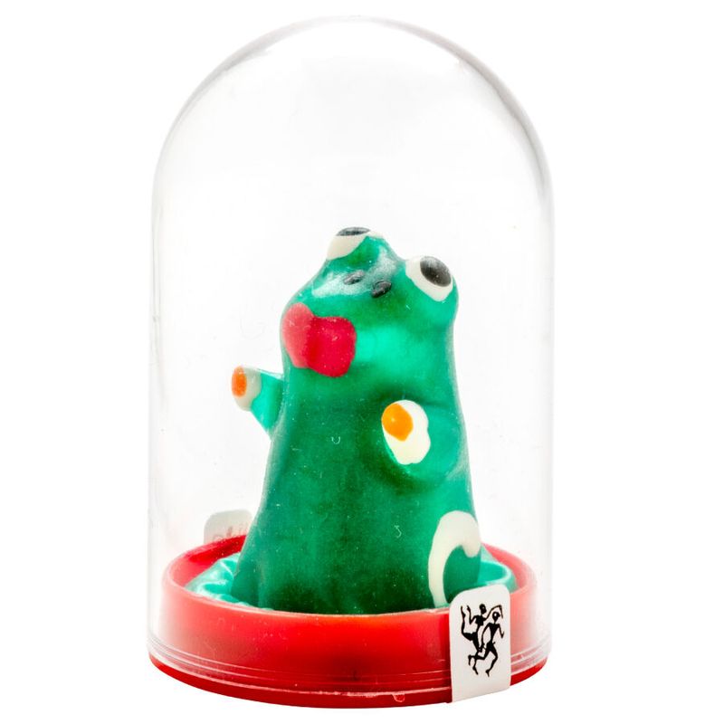 CONDOMERIE - PRESERVATIVI NOVIT· DIPINTI A MANO MODELLO RANA 1 CONDOMERIE - HANDPAINTED NOVELTY CONDOMS FROG MODEL 1