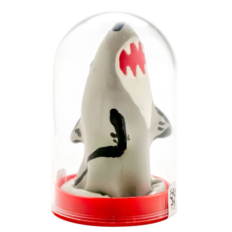 CONDOMERIE - PRESERVATIVI NOVIT· DIPINTI A MANO MODELLO SHARK 1 CONDOMERIE - HANDPAINTED NOVELTY CONDOMS SHARK MODEL 1