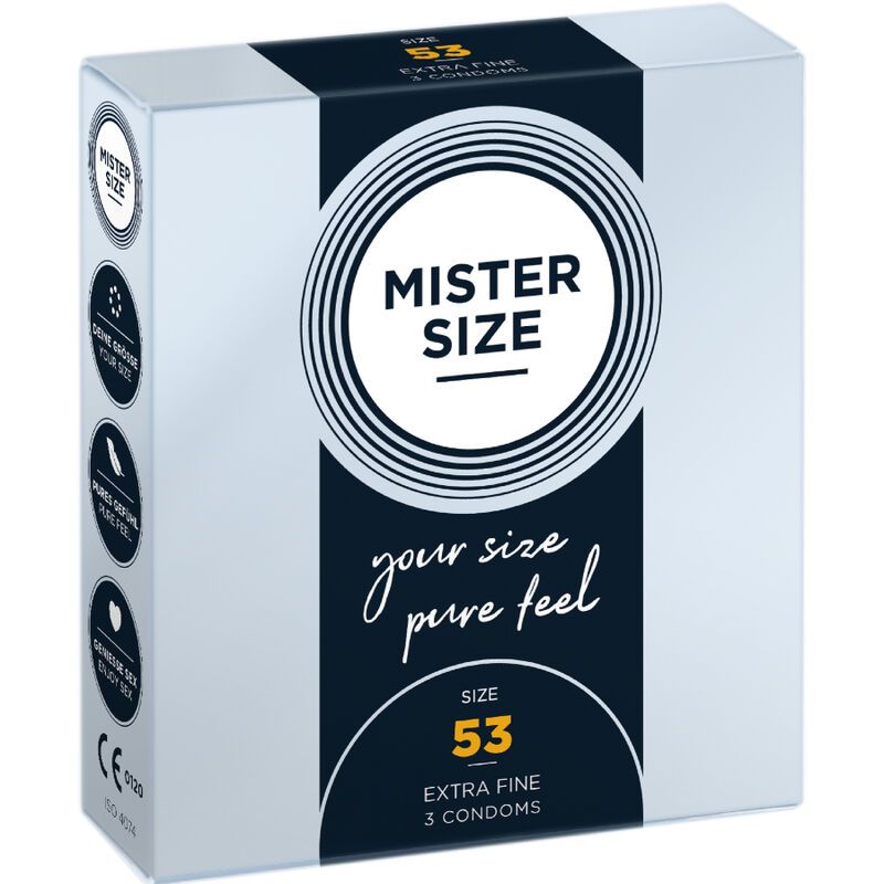 MISTER SIZE - PRESERVATIVO TAGLIA M 53 MM (3 UNIT�)