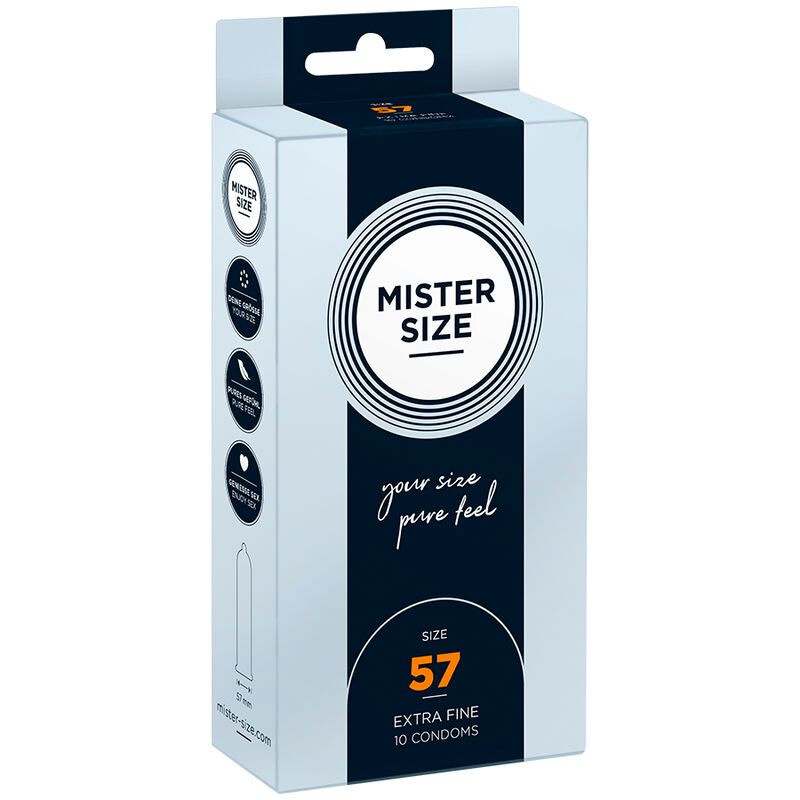 MISTER SIZE - PRESERVATIVO TAGLIA L 57 MM (10 UNIT�)