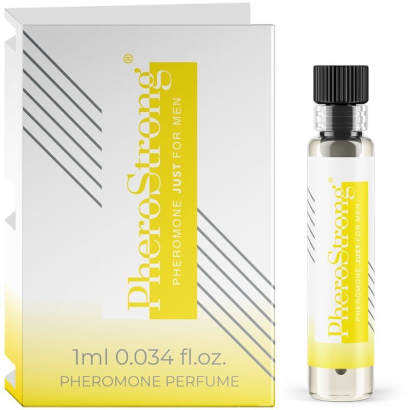 PHEROSTRONG - PROFUMO AI FEROMONI SOLO PER UOMINI 1 ML PHEROSTRONG - PHEROMONE PERFUME JUST FOR MEN 1 ML