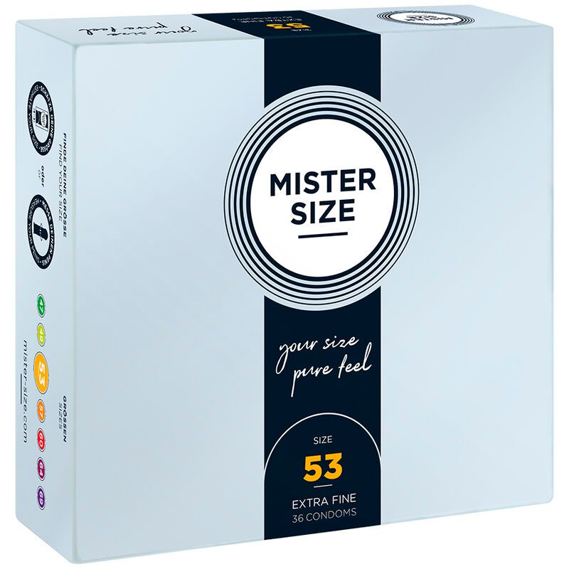 MISTER SIZE - PRESERVATIVO TAGLIA M 53 MM (36 UNIT�)