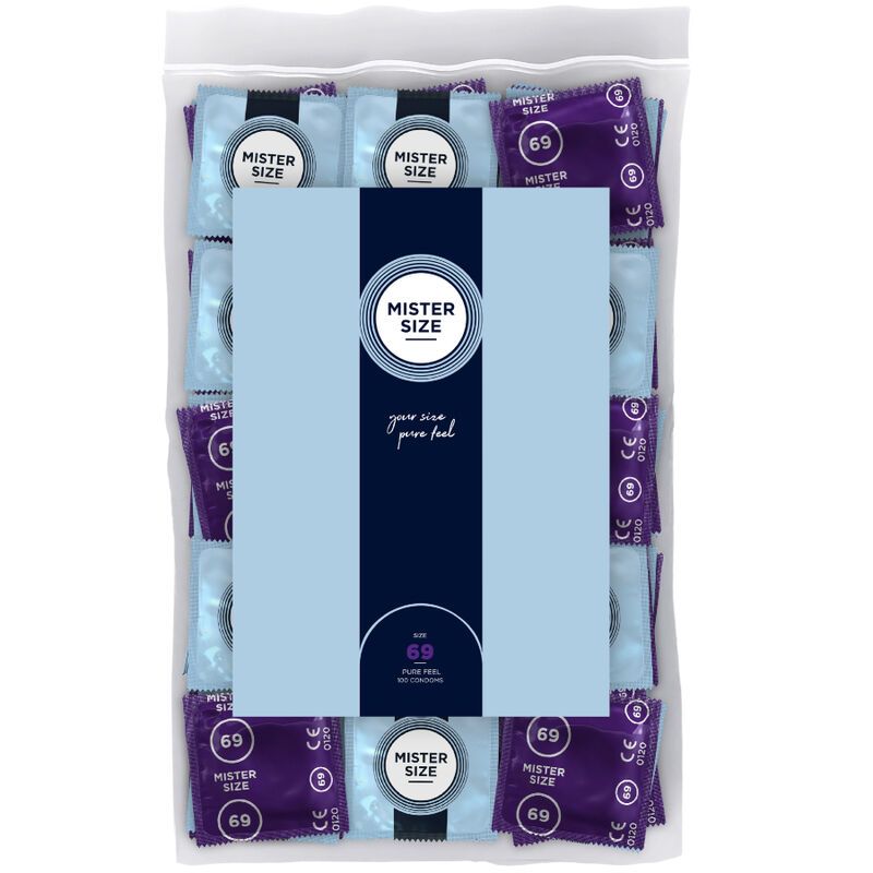 MISTER SIZE - PRESERVATIVI TAGLIA XXXL 69 MM (100 UNIT·) MISTER SIZE - CONDOMS SIZE XXXL 69 MM (100 UNITS)