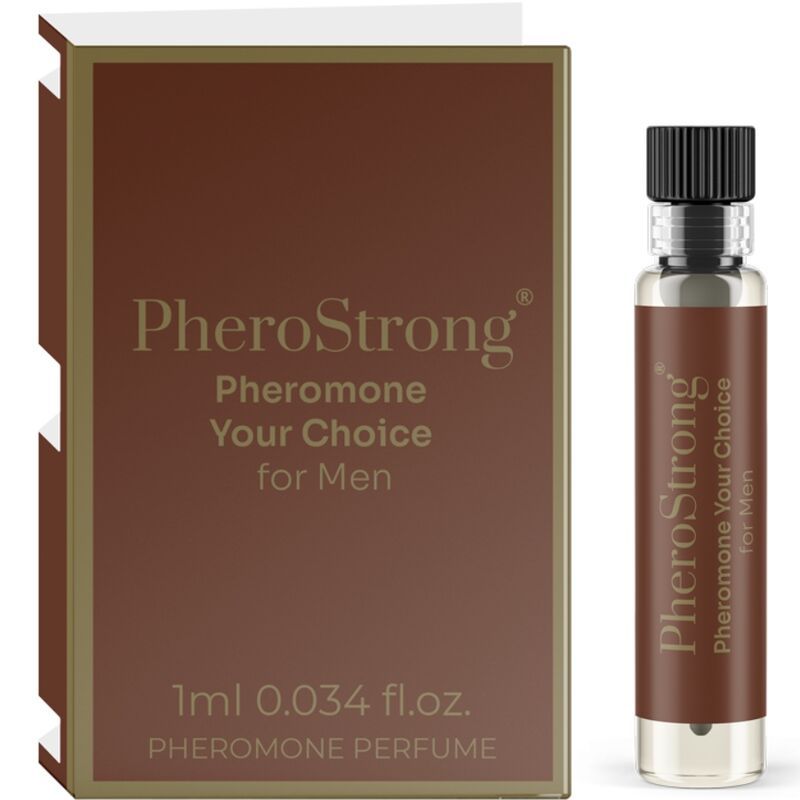 PHEROSTRONG - PROFUMO AI FEROMONI A TUA SCELTA PER UOMO 1 ML PHEROSTRONG - PHEROMONE PERFUME YOUR CHOICE FOR MEN 1 ML