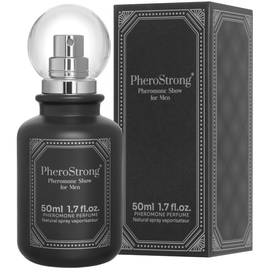 PHEROSTRONG - PROFUMO AI FEROMONI SHOW PER UOMO 50 ML PHEROSTRONG - PERFUME PHEROMONES SHOW FOR MEN 50 ML