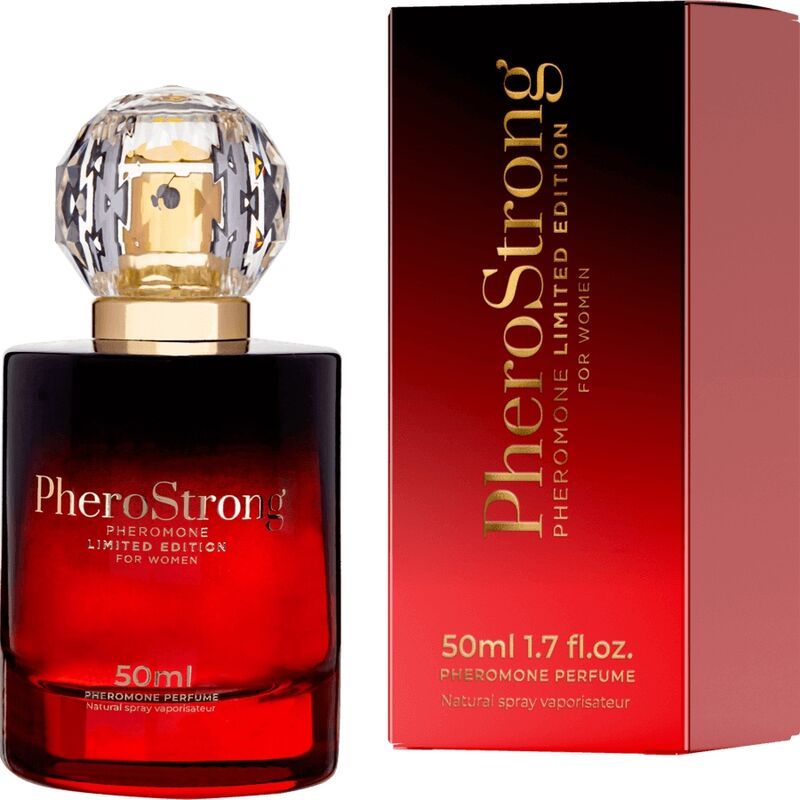 PHEROSTRONG - PROFUMO AI FEROMONI EDIZIONE LIMITATA PER DONNA 50 ML PHEROSTRONG - PHEROMONE PEREFUME LIMITED EDITION FOR WOMEN 50 ML