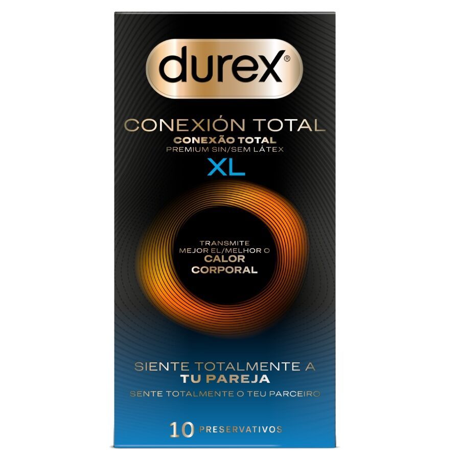 DUREX - TOTAL CONNECTION XL ULTRA FINE PLUS SENZA LATTICE 10 UNIT· DUREX - TOTAL CONNECTION XL ULTRA FINE PLUS LATEX FREE 10 UNITS