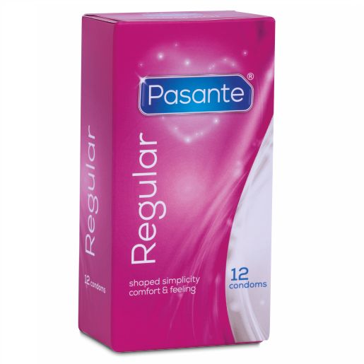 PASANTE - PRESERVATIVI REGOLARI 12 CONFEZIONE PASANTE - REGULAR CONDOMS 12 PACK