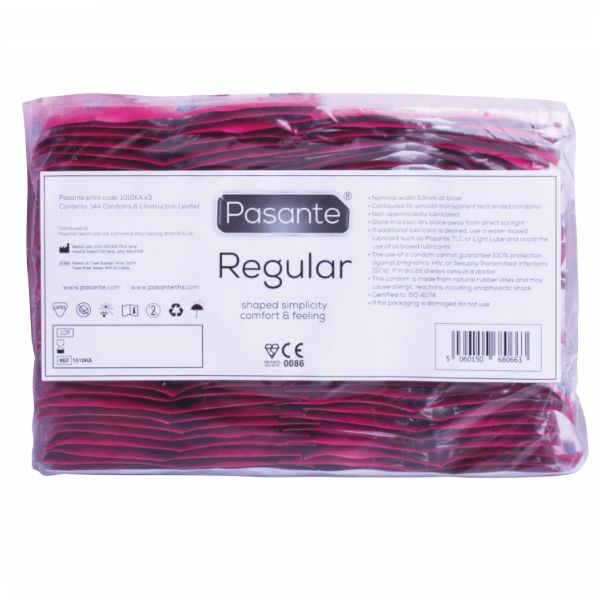 PASANTE - PRESERVATIVO GAMMA REGOLARE 144 UNIT PASANTE - CONDOM REGULAR RANGE 144 UNITS