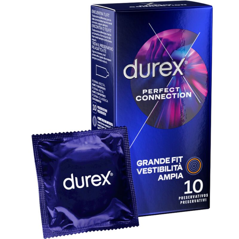 DUREX - CONNESSIONE PERFETTA SILICONE EXTRA LUBRIFICAZIONE 10 UNIT� DUREX - CONNESSIONE PERFETTA SILICONE EXTRA LUBRIFICAZIONE 10 UNIT�