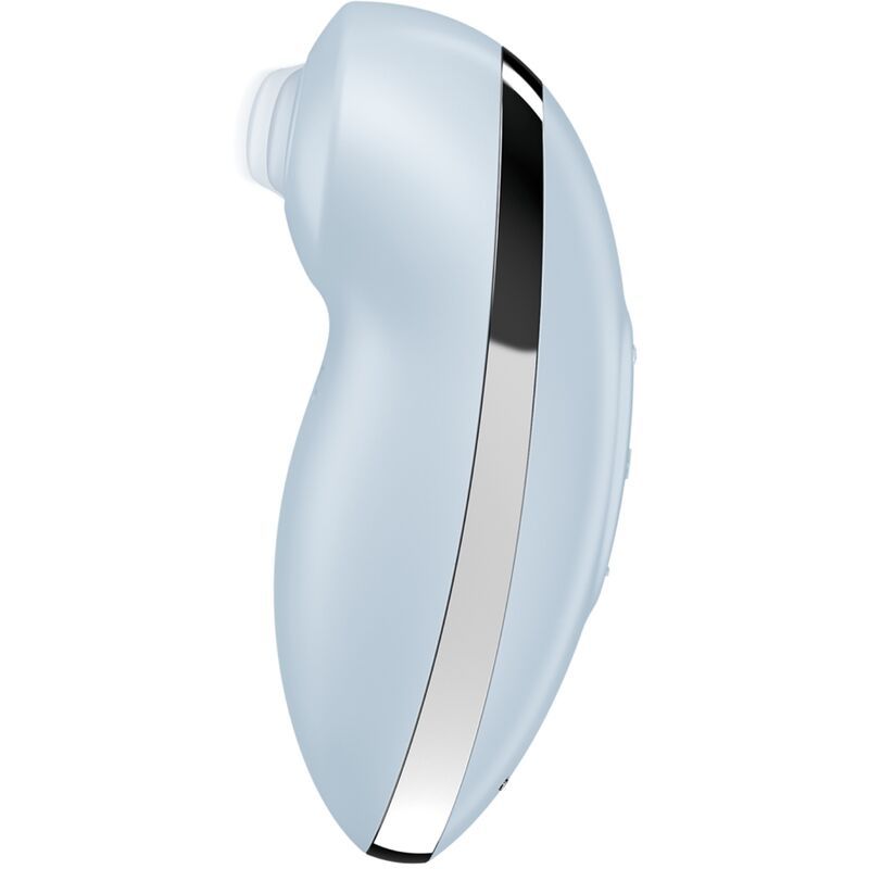 SATISFYER - TAP & CLIMAX 2 VIBRATORE E STIMOLATORE BLU SATISFYER - TAP & CLIMAX 2 VIBRATORE E STIMOLATORE BLU