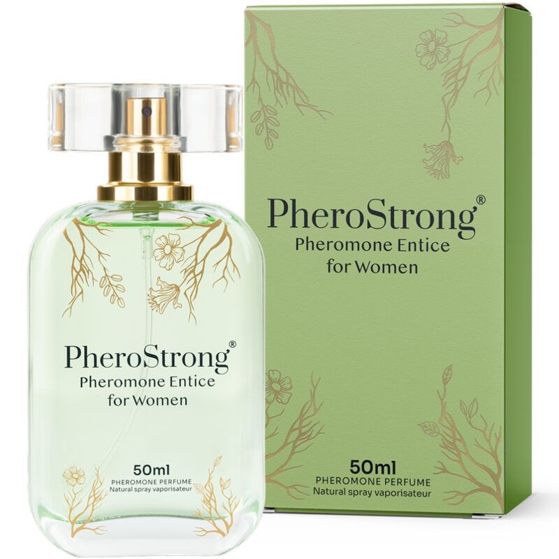 PHEROSTRONG - PROFUMO AI FEROMONI ENTICE DA DONNA 50 ML PHEROSTRONG - PHEROMONE PERFUME ENTICE FOR WOMEN 50 ML
