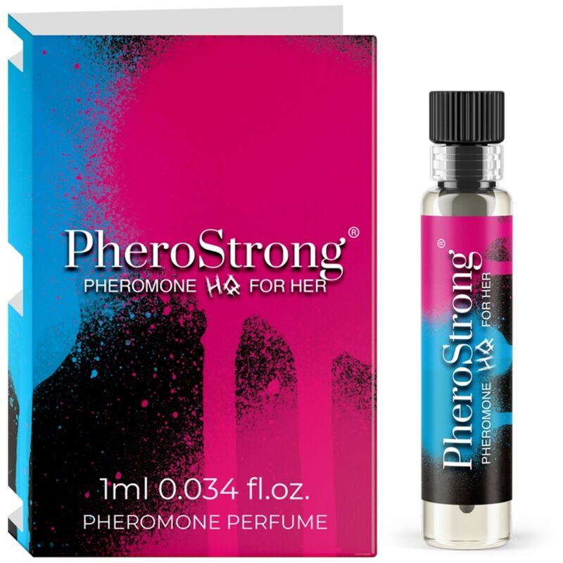 PHEROSTRONG - PROFUMO AI FEROMONI HQ PER LEI 1 ML PHEROSTRONG - PHEROMON PERFUME HQ FOR HER 1 ML