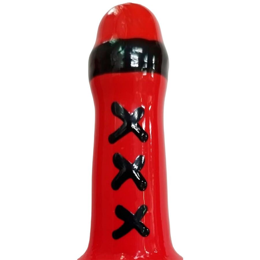 CONDOMERIE - PRESERVATIVI NOVIT� DIPINTI A MANO AMSTERDAM ROSSO