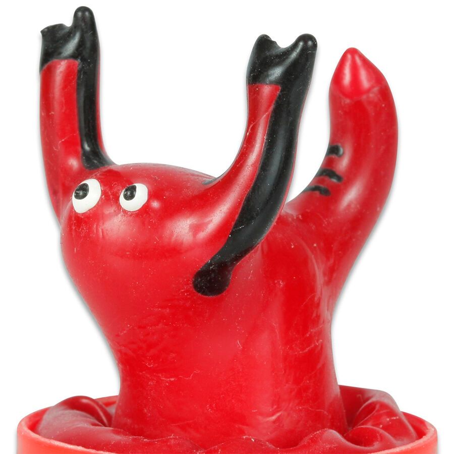 CONDOMERIE - PRESERVATIVI NOVIT� DIPINTI A MANO SCORPIONE ROSSO