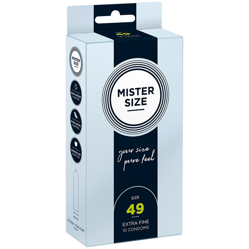MISTER SIZE - PRESERVATIVO TAGLIA S 49 MM (10 UNIT�) MISTER SIZE - PRESERVATIVO TAGLIA S 49 MM (10 UNIT�)