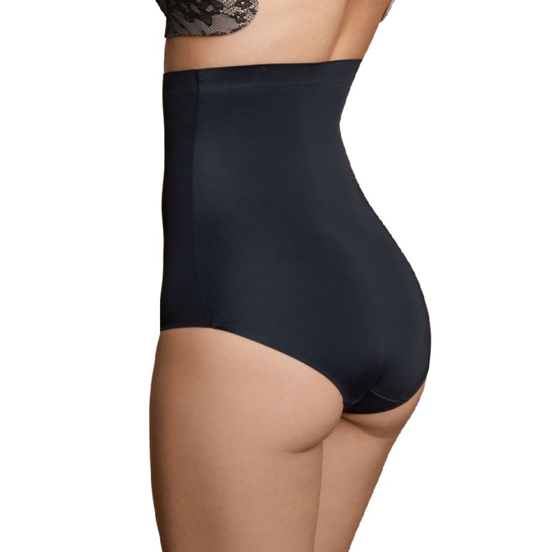 BYE-BRA - FAJA SENZA CUCITURE STILE PANTIES NERO MISURARE S BYE-BRA - GIRDLE SEAMLESS ESTILO PANTIES BLACK SIZE S