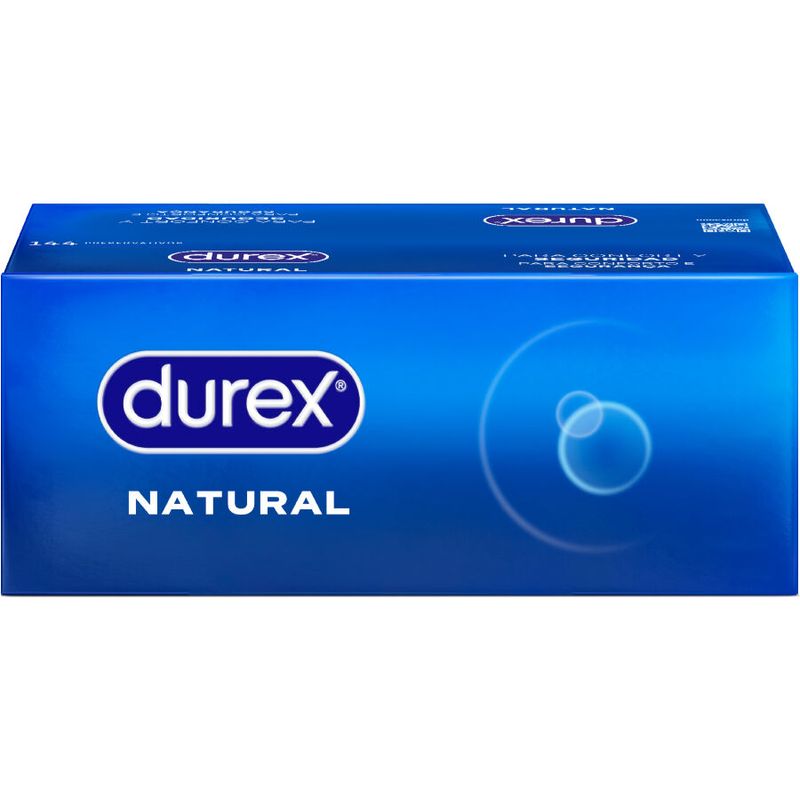 DUREX - PRESERVATIVI NATURALI 144 UNITΒ· DUREX - NATURAL CONDOMS 144 UNITS