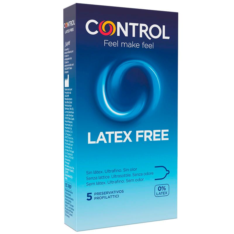 CONTROL - FREE SIN LATEX CONDOMS 5 UNITS CONTROL - FREE SIN LATEX CONDOMS 5 UNITS