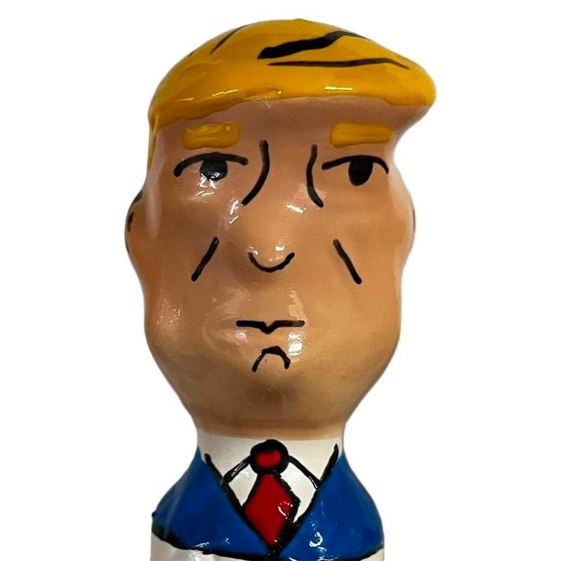 CONDOMERIE - PRESERVATIVI NOVIT· DIPINTI A MANO GRUMPY TRUMP XL CONDOMERIE - HANDPAINTED NOVELTY CONDOMS GRUMPY TRUMP XL