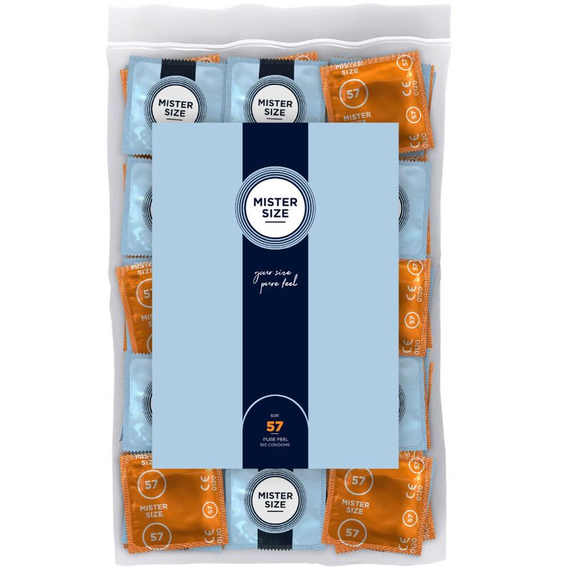 MISTER SIZE - PRESERVATIVO TAGLIA L 57 MM (100 UNIT�)