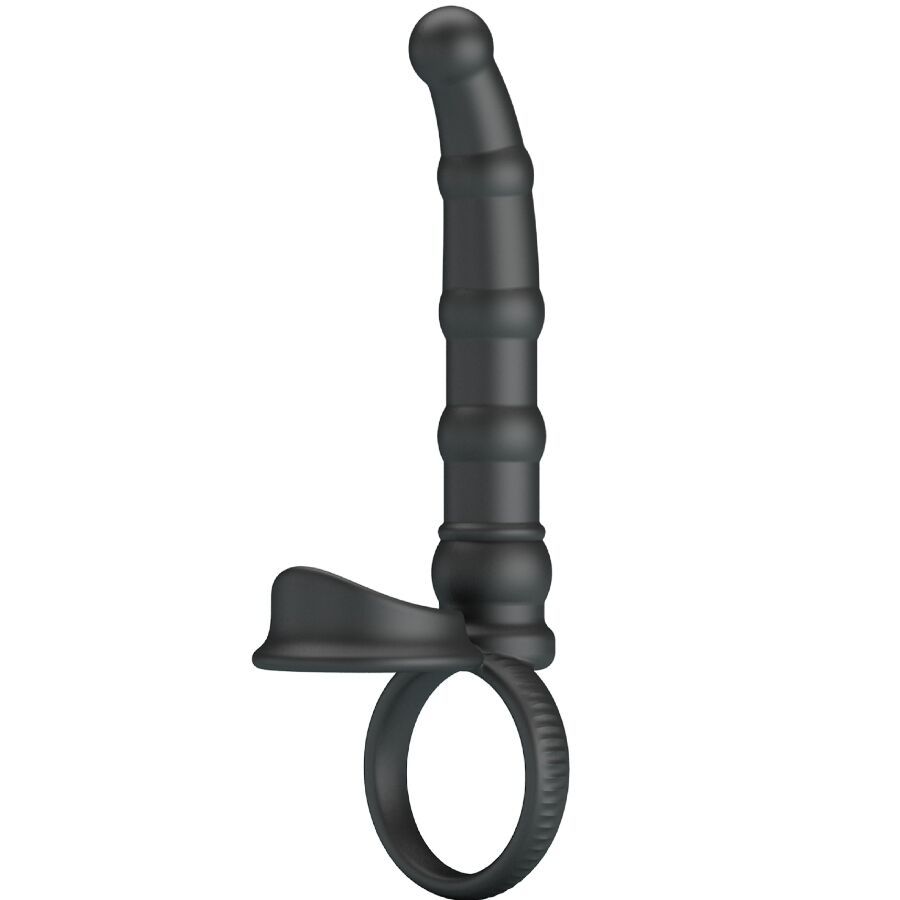 PRETTY LOVE - TATUM ANELLO PER PENE VIBRANTE CON TAPPO 10 VIBRAZIONI NERO PRETTY LOVE - TATUM ANELLO PER PENE VIBRANTE CON TAPPO 10 VIBRAZIONI NERO