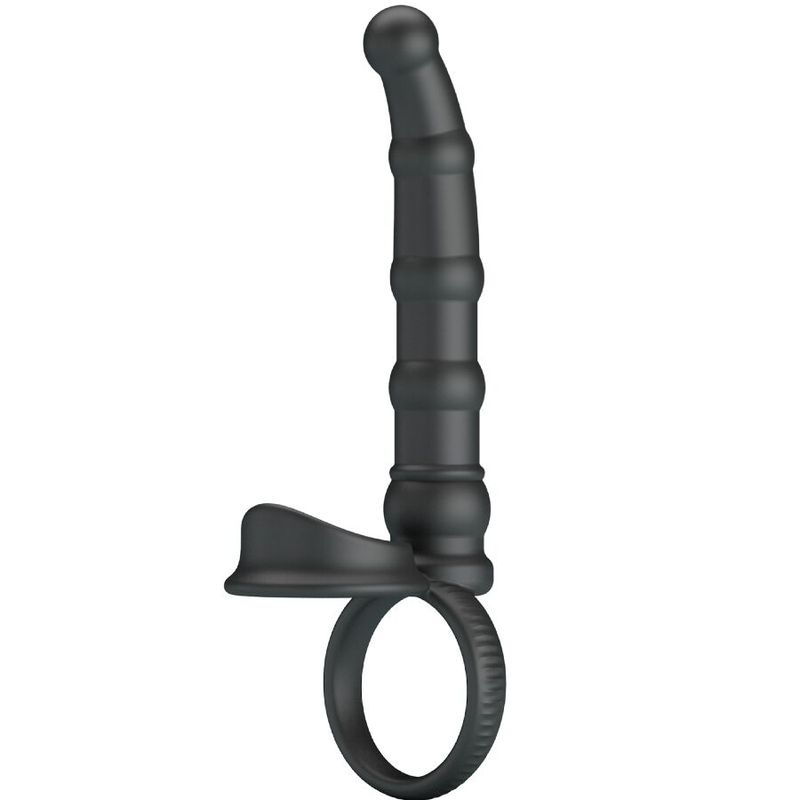 PRETTY LOVE - TATUM ANELLO PER PENE VIBRANTE CON TAPPO 10 VIBRAZIONI NERO PRETTY LOVE - TATUM ANELLO PER PENE VIBRANTE CON TAPPO 10 VIBRAZIONI NERO