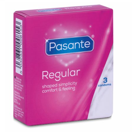 PASANTE - PRESERVATIVO GAMMA REGOLARE 3 UNIT PASANTE - CONDOM REGULAR RANGE 3 UNITS