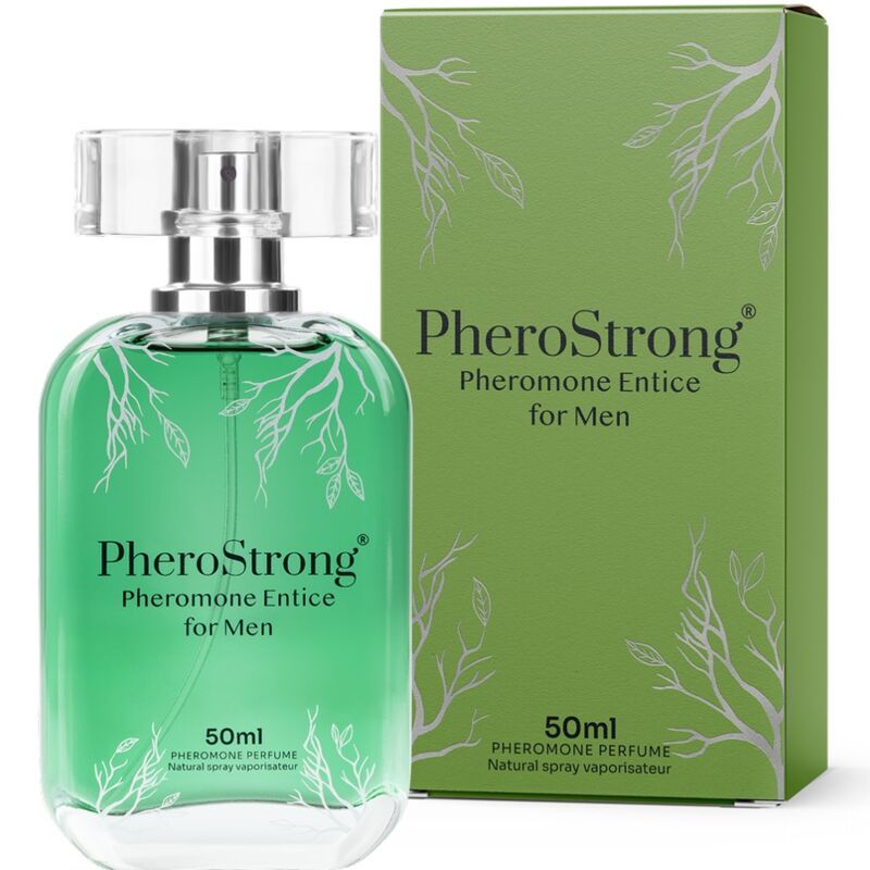 PHEROSTRONG - PROFUMO AI FEROMONI ENTICE PER UOMO 50 ML PHEROSTRONG - PHEROMONE PERFUME ENTICE FOR MEN 50 ML