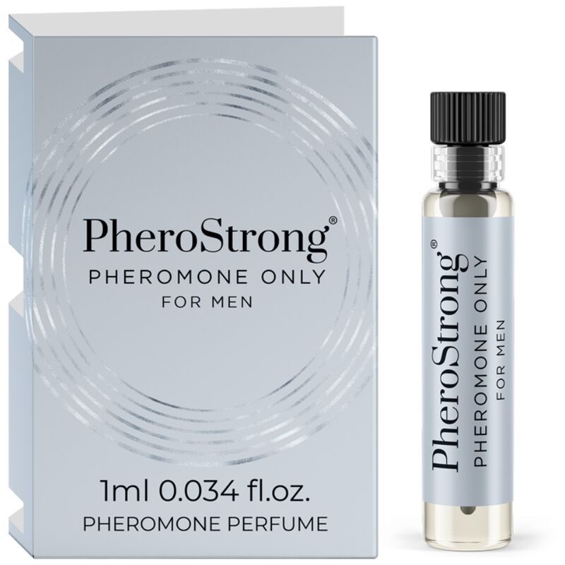 PHEROSTRONG - PROFUMO AI FEROMONI SOLO PER UOMINI 1 ML PHEROSTRONG - PHEROMONE PERFUME ONLY FOR MEN 1 ML
