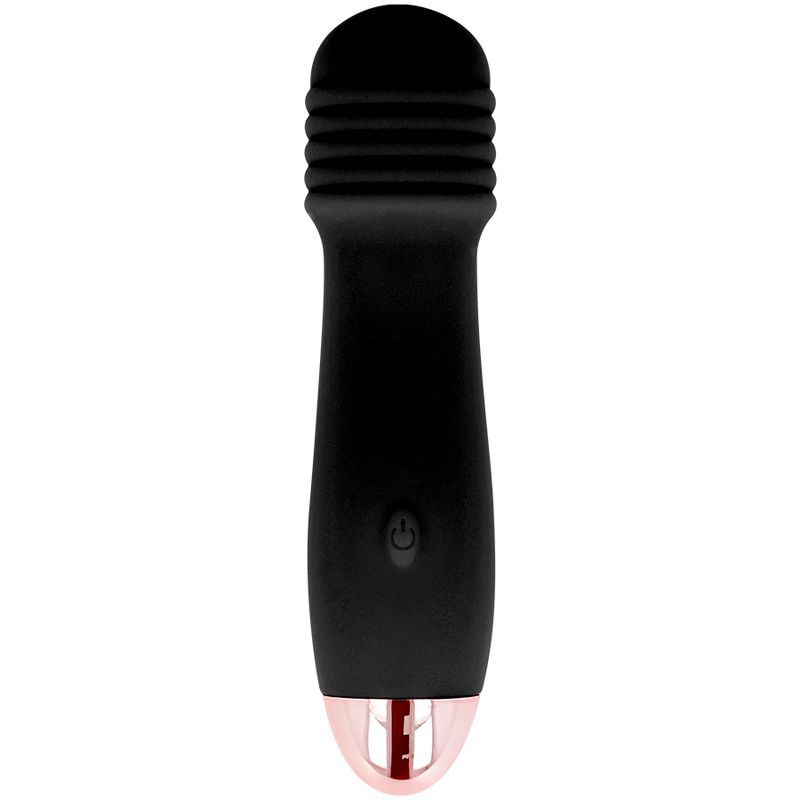DOLCE VITA - VIBRATORE RICARICABILE TRE NERO A 7 VELOCIT�