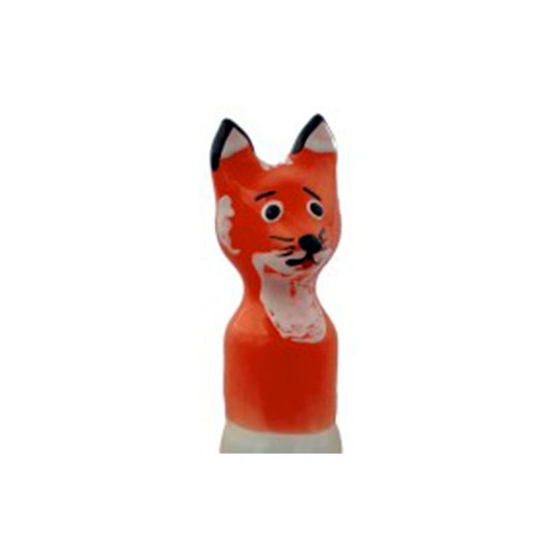 CONDOMERIE - PRESERVATIVI NOVIT· DIPINTI A MANO VOLPE MARRONE XL CONDOMERIE - HANDPAINTED NOVELTY CONDOMS FOX BROWN XL