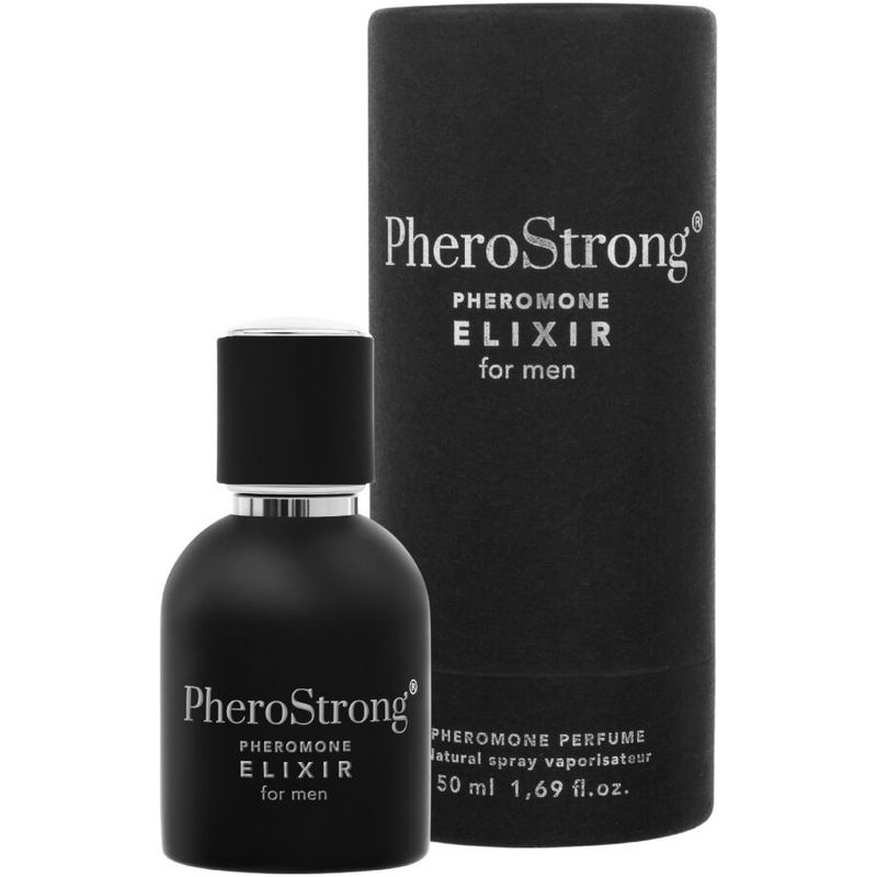 PHEROSTRONG - ELISIR AI FEROMONI PER UOMINI 50 ML PHEROSTRONG - PHEROMONE ELIXIR FOR MEN 50 ML