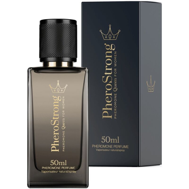 PHEROSTRONG - REGINA DEL PROFUMO AI FEROMONI DA DONNA 50 ML PHEROSTRONG - PHEROMONE PERFUME QUEEN FOR WOMAN 50 ML
