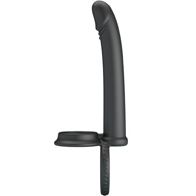 PRETTY LOVE - DILLION DOPPIA PENETRAZIONE DOPPIO ANELLO PER IL PENE NERO PRETTY LOVE - DILLION DOPPIA PENETRAZIONE DOPPIO ANELLO PER IL PENE NERO