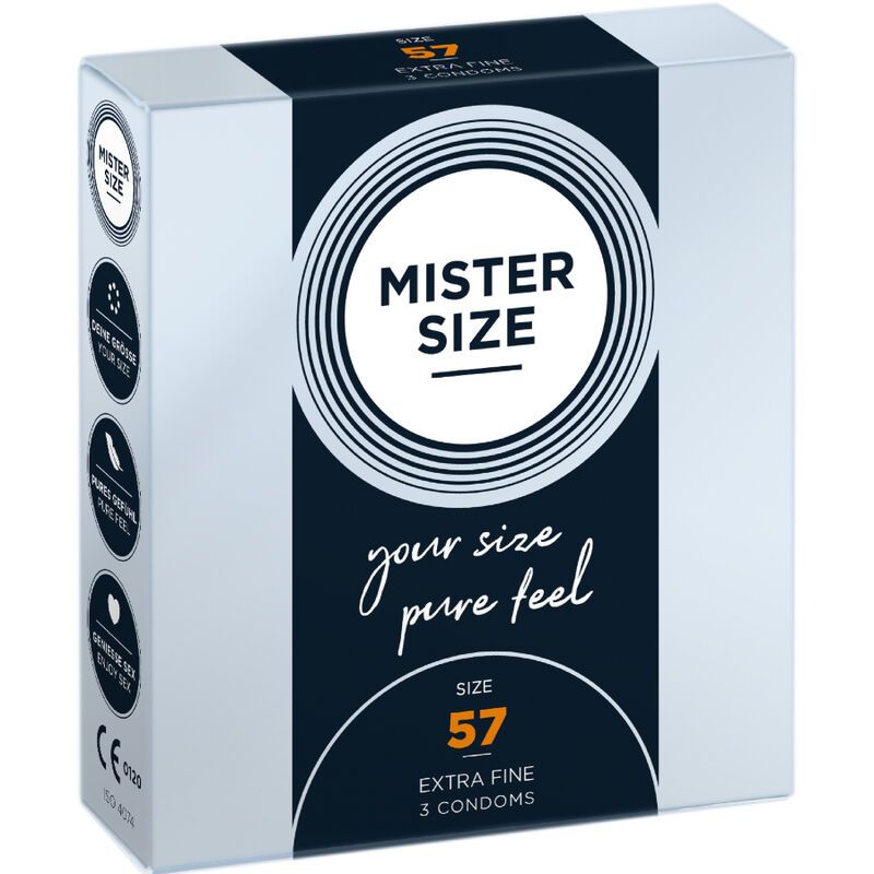 MISTER SIZE - PRESERVATIVO TAGLIA L 57 MM (3 UNIT�)