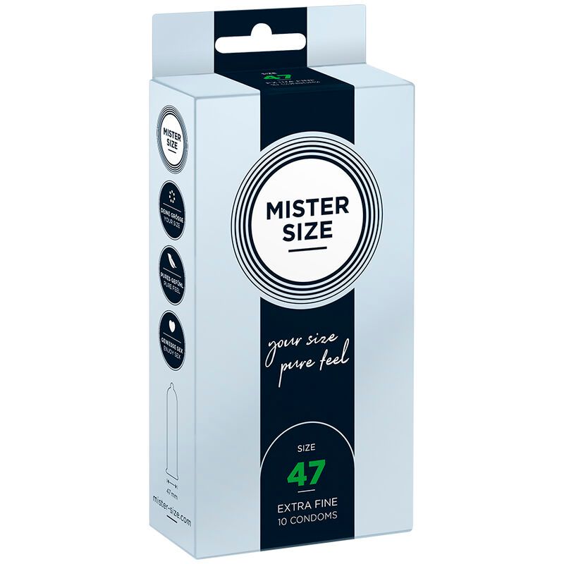 MISTER SIZE - PRESERVATIVI TAGLIA XS 47 MM (10 UNIT�) MISTER SIZE - PRESERVATIVI TAGLIA XS 47 MM (10 UNIT�)