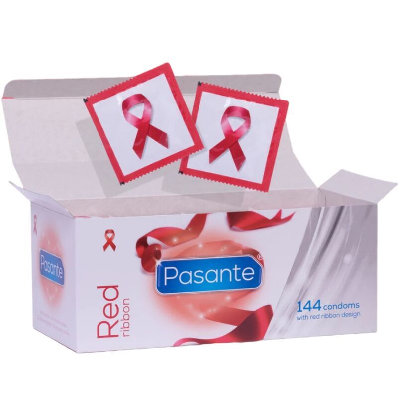 PASANTE - PRESERVATIVI TAGLIA SUPER KING BAG 144 UNIT PASANTE - CONDOMS RED RIBBON 144 UNITS