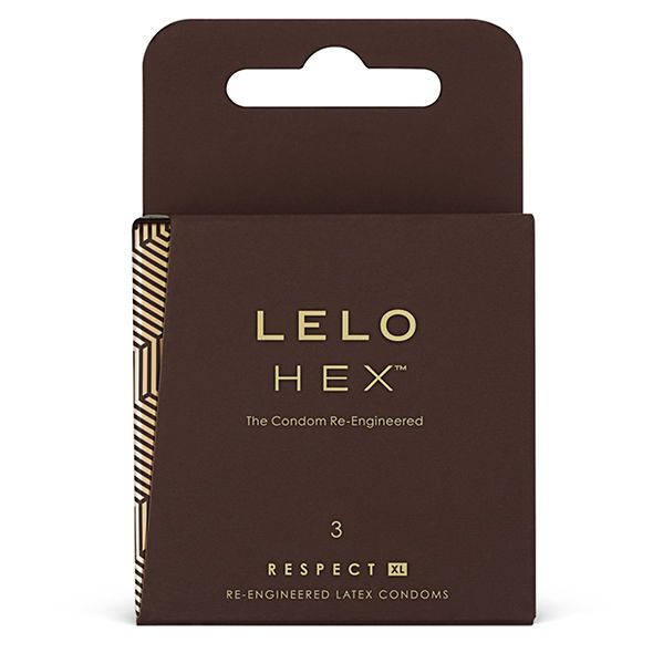 LELO HEX CONDOMS RESPECT XL 3 PACK LELO HEX CONDOMS RESPECT XL 3 PACK